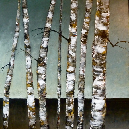 'Dream Birch' 3'x3'