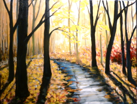 'Follow To The Light' 11"x14"