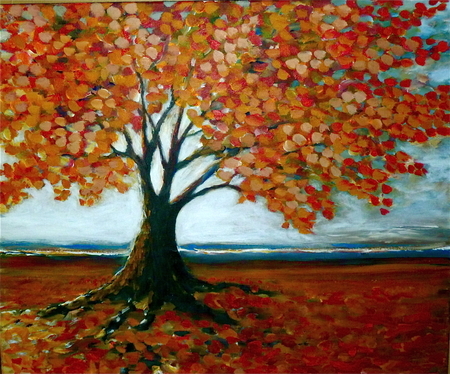 20"x20"The Happy Tree