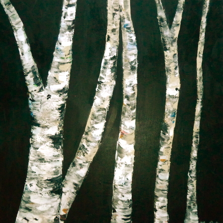Birch on Black