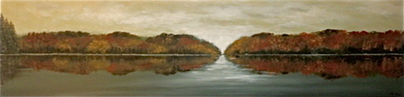 Greystone in the Fall  1'x4'