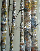 Birch on Taupe 18"x28"