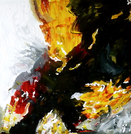 Black, Yellow, Red 3"x3'