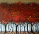 'Intense Red' 30"x36"