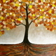 16"x16" The Bubble Tree